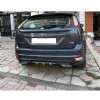 Ford Focus 2 HB Difüzör Difizör Gri + Kare Egzoz Görünüm C Tip 2004 - 2010