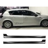 Opel Astra H HB Yan Marşpiyel Seti Mat Siyah Plastik 2 Adet 2004 2005 2006 2007 2008 2009