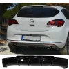 Opel Astra J HB Rieger Difüzör Difizör Plastik Parlak Siyah 2012 2013 2014 2015 Arka-difizör-bodykit-ek