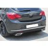 Opel Astra J HB Sport Difüzör Difizör Plastik Parlak Siyah 2012 2013 2014 2015 Arka-difizör-bodykit-ek