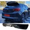 Opel Astra J Makyajlı HB Arka Ek Egzoz Görünüm Mat Siyah 2012-2015 Arka-bodykit-ek-karlık