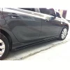 Opel Astra J HB Kanallı Yan Marşpiyel Seti Mat Siyah Plastik 2 Adet 2009-2015