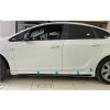 Opel Astra J Sedan Kanallı Yan Marşpiyel Seti Mat Siyah Plastik 2 Adet 2009-2015