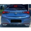 Opel Astra K Sport Difüzör Difizör Plastik Parlak Siyah Egzoz Görünüm 2015-2021 Arka-difizör-bodykit-ek