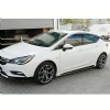 Opel Astra K Rieger Yan Marşpiyel Seti Mat Siyah Plastik 2 Adet 2015 2016 2017 2018 2019 2020 2021