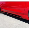 Opel Astra K Rieger Yan Marşpiyel Seti Mat Siyah Plastik 2 Adet 2015 2016 2017 2018 2019 2020 2021
