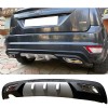 Ford Focus 2 HB Difüzör Difizör Gri + Kare Egzoz Görünüm C Tip 2004 - 2010