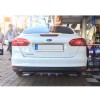 Ford Focus 3 Difüzör Difizör Siyah + Kare Egzoz Görünüm C Tip 2012 - 2017