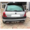Renault Clio Mk2 Difüzör Difizör Siyah + Kare Egzoz Görünüm C Tip 1998-2005