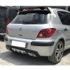 Peugeot 307 Difüzör Difizör Siyah + Kare Egzoz Görünüm C Tip