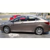 Hyundai Accent Blue Yan Marşpiyel Seti Mat Siyah Plastik 2 Adet 2011-2019