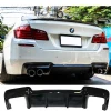 Bmw F10 Vorstainer Difüzör Difizör Plastik Parlak Siyah 2010-2017 Arka-bodykit-ek-karlık
