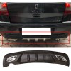Renault Megane 2 Difüzör Difizör Siyah + Kare Egzoz Görünüm C Tip 2002 - 2009