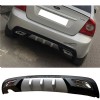 Ford Focus 2 Difüzör Difizör Gri + Kare Egzoz Görünüm C Tip 2004 - 2010