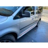 Vw Caddy Aero Yan Marşpiyel Seti Mat Siyah Plastik 2 Adet 2010-2020
