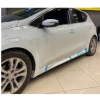 Kia Ceed Yan Marşpiyel Seti Mat Siyah Plastik 2 Adet 2012 2013 2014 2015