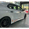 Citroen C Elysee Yan Marşpiyel Seti Mat Siyah Plastik 2 Adet 2013 ve üzeri