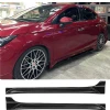 Honda City Yan Marşpiyel Seti Mat Siyah Plastik 2 Adet 2022 2023 2024 2025