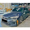 Honda Civic FE Yan Marşpiyel Seti Mat Siyah Plastik 2 Adet 2022 2023 2024 2025