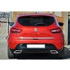 Renault Clio 4 Difüzör Parlak Siyah Egzoz Görünüm 2012 2013 2014 2015 2016 Arka-difizör-bodykit-ek