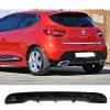 Renault Clio 4 Difüzör Parlak Siyah Egzoz Görünüm 2012 2013 2014 2015 2016 Arka-difizör-bodykit-ek