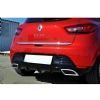 Renault Clio 4 Difüzör Parlak Siyah Egzoz Görünüm 2012 2013 2014 2015 2016 Arka-difizör-bodykit-ek