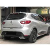 Renault Clio 4 Difüzör Parlak Siyah Egzoz Görünüm 2012 2013 2014 2015 2016 Arka-difizör-bodykit-ek