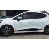 Renault Clio 4 Rs Yan Marşpiyel Seti Mat Siyah Plastik 2 Adet 2012-2019