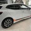 Renault Clio 5 Custom Yan Marşpiyel Seti Mat Siyah Plastik 2 Adet 2020 2021 2022 2023 2024