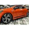 Renault Clio 5 RS Yan Marşpiyel Seti Mat Siyah Plastik 2 Adet 2020 2021 2022 2023 2024