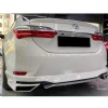 Toyota Corolla Custom Arka Ek Plastik Siyah Difüzör 2013 2014 2015 2016 2017 Arka-difizör-bodykit-ek