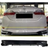Toyota Corolla Custom Arka Ek Plastik Siyah Difüzör 2013 2014 2015 2016 2017 Arka-difizör-bodykit-ek