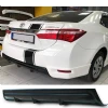 Toyota Corolla Twin Difüzör Difizör Plastik Parlak Siyah 2013 2014 2015 2016 2017 Arka-difizör-bodykit-ek