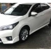 Toyota Corolla Twin Yan Marşpiyel Seti Mat Siyah Plastik 2 Adet 2013 2014 2015 2016 2017 2018
