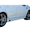 Opel Corsa D Rieger Yan Marşpiyel Seti Mat Siyah Plastik 2 Adet 2006 - 2014