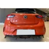 Opel Corsa F Difüzör Difizör Plastik Parlak Siyah 2019+ Arka-bodykit-ek-karlık