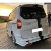 Ford Tourneo Courier Egzoz Görünümlü Arka Ek Plastik Siyah Difüzör Arka-bodykit-ek-karlık
