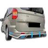 Ford Tourneo Courier Egzoz Görünümlü Arka Ek Plastik Siyah Difüzör Arka-bodykit-ek-karlık