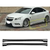 Chevrolet Cruze R Yan Marşpiyel Seti Mat Siyah Plastik 2 Adet 2008 2009 2010 2011 2012 2013 2014