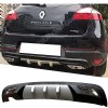 Renault Megane Mk3 HB Difüzör Difizör Gri + Kare Egzoz Görünüm C Tip