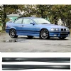 Bmw E36 3 Serisi M Technic Yan Marşpiyel Seti Mat Siyah Plastik 2 Adet 1990-2000