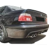 Bmw E39 M5 Difüzör Difizör Plastik Parlak Siyah Sol Çift Çıkış 5 Serisi Arka-bodykit-ek-karlık