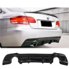 Bmw E93 M Technic Difüzör Difizör Plastik Parlak Siyah 2007-2013 3 Serisi Arka-bodykit-ek-karlık