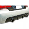 Bmw E92 M Technic Difüzör Difizör Plastik Parlak Siyah 2007-2013 3 Serisi Arka-bodykit-ek-karlık