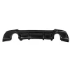 Bmw E92 M Technic Difüzör Difizör Plastik Parlak Siyah 2007-2013 3 Serisi Arka-bodykit-ek-karlık