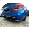 Bmw F10 Vorstainer Difüzör + Difüzör Kulakları Parlak Siyah 2010 - 2017 Arka-difizör-bodykit-ek