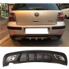 Vw Golf Mk4 Difüzör Difizör Siyah + Kare Egzoz Görünüm C Tip 1997-2003