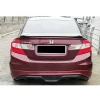 Honda Civic FB7 Custom Arka Ek Plastik Siyah Difüzör Çıkışsız 2012-2016 Arka-difizör-bodykit-ek