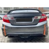 Honda Civic FB7 Custom Arka Ek Plastik Siyah Difüzör Çıkışsız 2012-2016 Arka-difizör-bodykit-ek