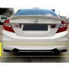 Honda Civic Fb7 Egzoz Görünümlü Arka Ek Plastik Siyah Difüzör 2012-2015 Arka-difizör-bodykit-ek
